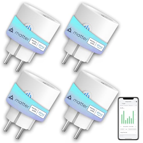 Matter Steckdose Smart WLAN 16A Energieüberwachung ANTELA
