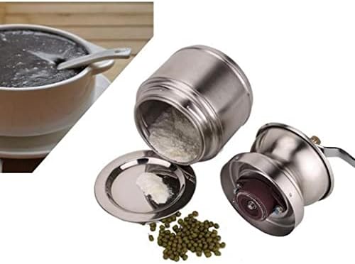 SiaBiced Manual Coffee Grinder Coffee Mill Adjustable Hand Grinder Ceramic Burr Grinder with Smooth Conical Burrs and Grounds Container Suitable for - 1