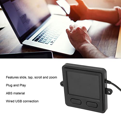 Dilwe Wired Usb Touchpad, Industrial Keyboard With Touchpad Portable Trackpad For Laptop And Desktop User, Multi Functioncomputer Touch Pads With 2 Keys For Business Office Laptop #TOP1