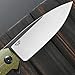 Sitivien ST152 Folding Knife,K110(D2) Steel Blade with Micarta Handle EDC Tool Knife for Outdoor Camping,Hiking,Fishing(Green)