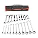 NEW Combo Ratchet Wrench Set SAE and Metric Sizes - 22 Pc Ratcheting Wrench Set
