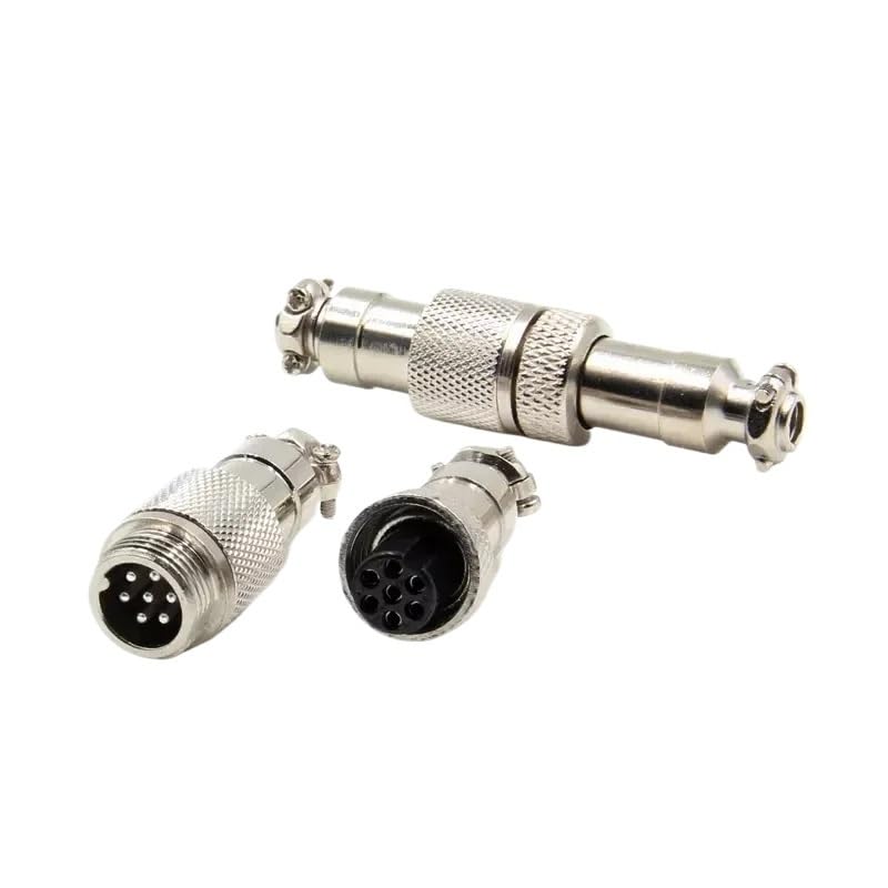 Set de 10 conectores GX16 macho y hembra para cable aviador miniatura 6
