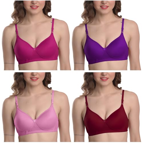 Image of SkyBeauty Premium Women's Non Padded Every Day Bra Multi-Pack