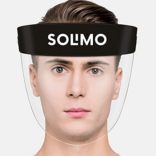Amazon Brand – Solimo Sfs-02 Unisex Face Shield, Pack Of 4