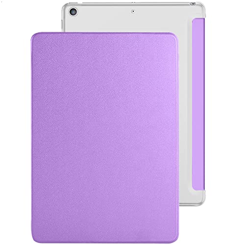Image of DuraSafe Cases For iPad PRO 12.9 Inch 3rd [ Pro 12.9 3 Generation 2018 ] A1876 A2014 MTHN2HN /A MTHU2HN /A MTEL2HN /A MTEM2HN /A Trifold PC Lightweight Smart PU Leather Protective Hard Back Cover - Purple