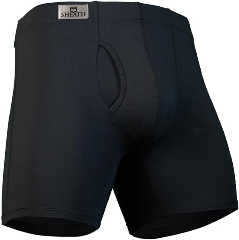 3.21 Men's Boxer Brief Underwear with Dual Support Pouch | Moisture Wicking Breathable Cooling Modal (5" Inseam)