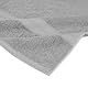 Amazon Basics 2 Badetuch für Badezimmer, farbecht, 100 % Baumwolle, weich, saugfähig, 70 x 140 cm, 2 Stück, Grau