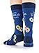 Foot Traffic Bagel Schmear Men's Socks, One Pair, Shoe Size 7-12