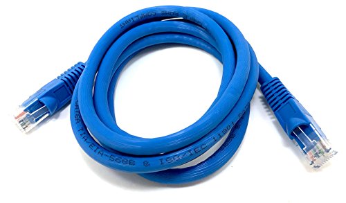 Micro Connectors, Inc. 7 Feet Augmented Cat 6A 10Gbe Utp Molded Snagless Patch Cable -Blue (E09-007Bl) #TOP1