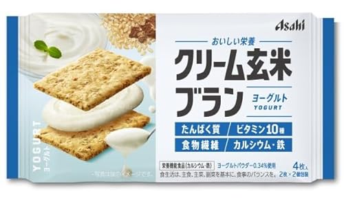 アサヒグループ食品 クリーム玄米ブラン ヨーグルト 72g×24個