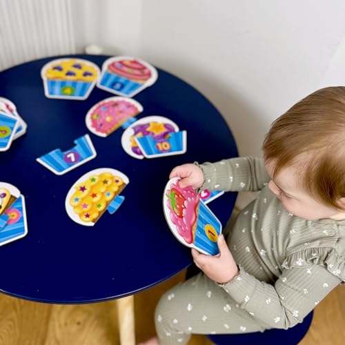 Image of The Learning Journey: My First Match It - Counting Cupcakes- 15 Piece Self-Correcting Matching Puzzles - First Learning Toys for Toddlers 2-5 - Award Winning Toys