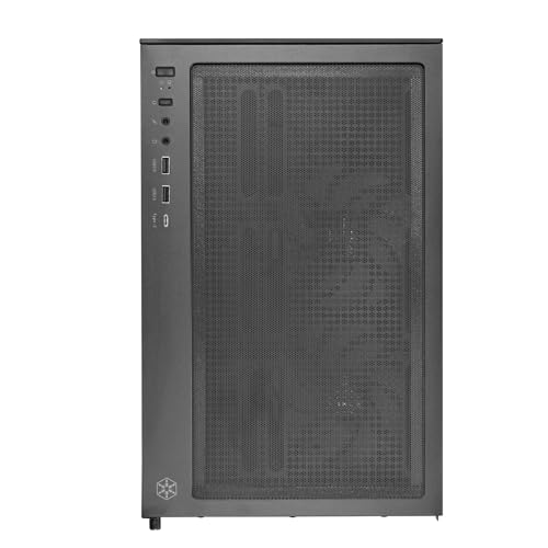 Image of Silverstone Technology Lucid 04 Panoramic Micro-ATX Chassis with a Striking 270 Field of View, SST-LD04-B-ARGB