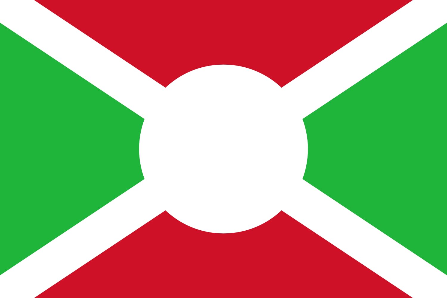 Drapeau historique Burundi 1966 large avec finitions haut de gamme pour musée