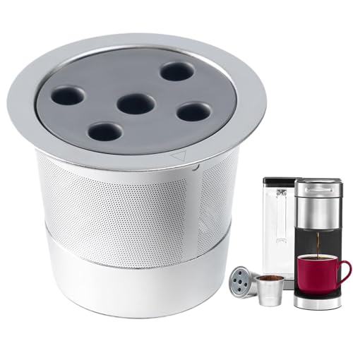 Cápsulas De Reutilizables - Dosis De Café De Acero Inoxidable | Dosis De Café Recargables De 5 Agujeros | Cápsulas De Café De Metal | Cápsulas De Café Recargable | Dosis