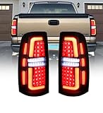 Atubeix a Pair LED Tail Lights Brake Turn to Reverse Lamp, Apply to 1999-2002 Chevy Silverado 1500/1500 HD/ 2500/2500 HD, 2001-2003 Chevy Silverado 3500, 1999-2003 GMC Sierra 1500/2500/3500