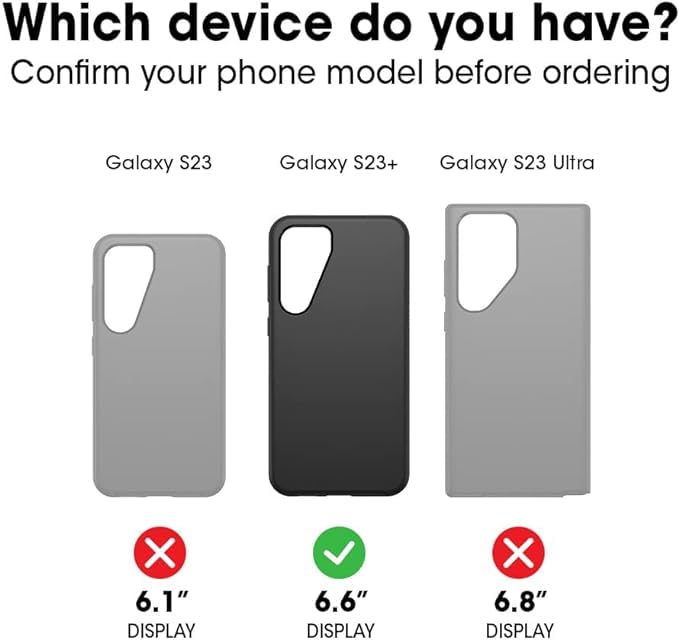Coque Galaxy S23+ fine OtterBox protégeant l'écran et compatible charge sans fil - 2