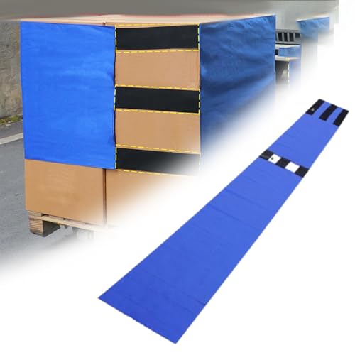 MotiveTech Correa de para Palets, Envío, Alta Estabilidad, Elástica, Transporte, Ajustable, Azul, 70 Cm X 460 Cm - imagen 3