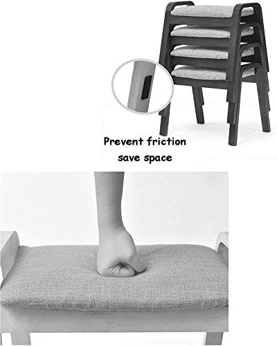 Repose-Pieds en lin de qualité supérieure avec structure bois stable DASHADAO