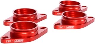 JOES RACING PRODUCTS Carburetor Adapter, O-Rings Included, Aluminum, Red Anodize, Suzuki, Micro Sprints, Tulsa Shootout, Kit