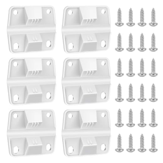 Replacement Coleman Coolers Plastic Hinges kit for Cooler Hinges 5253 6262 6270 - 6 Pack