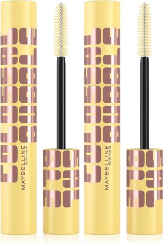 Image of Maybelline New York Colossal Bubble Volumizing Easy Wash Mascara (Pack of 2)