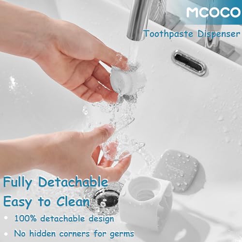 MCOCO Toothpaste Squeezer Minimalist Toothpaste Squeezer Wall Mounted for Bathroom 1 Pcs Grey