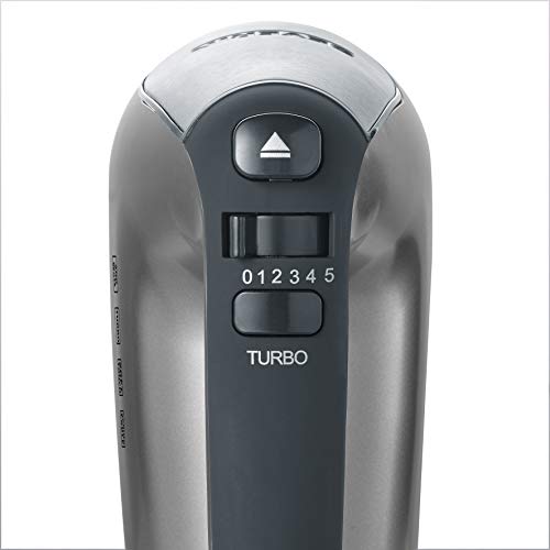 SEVERIN Handmixer mit Spiralkabel, ca. 400 W, HM 3832, Silber/Schwarz, 28.5 – Bild 3