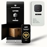 EVO Smart Parcel Box – Wall-Mounted Secure Parcel Delivery Box with Smart Sensor & Instant Notifications, Anti-Theft Lock, Weatherproof Steel Mailbox – Black