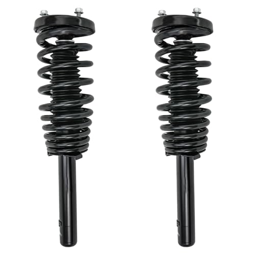Image of Detroit Axle - 2.3L Front Struts Kit for 1998-2002 Honda Accord, 2 Struts Coil Spring Assembly 2 Lower Control Arms 2 Sway Bars 4 Inner Outer Tie Rods 2 Boots 1999 2000 2001 Replacement Suspension Kit