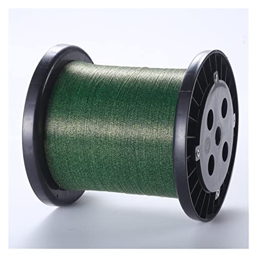 ZWF Store 1000 m onzichtbare karper vissen camouflage nylon rubberen draadlijn lijn super sterke spikkel zinken for vissen (Color : 1000M green, Line Number : 3.0-0.286mm) - Image 5
