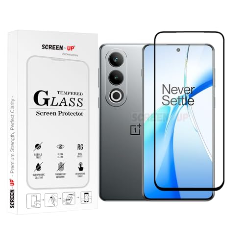 Image of ScreenUp Tempered Glass For OnePlus Nord CE4 - Ultra Clear, 9H Scratch Resistant, Full Coverage, Easy Install Screen Protector