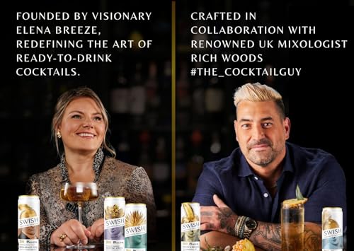 SWISH – 0.0% Alcohol-Free Mocktails - Martini Spritz (Naughty Passion) - No Artificial Ingredients, No Preservatives - Sparkling - Ready To Drink - 6 x 250ml - Image 4