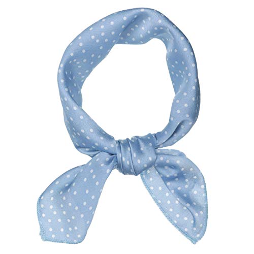 Allegra K 50cm Vintage Polka Dots Square Small Scarf Neck Scarves Kerchief Neckerchief Headscarf