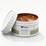 Bianca Stella Vernice per mobili premium effetto legno per cucina, Noce, Lucido, 250ml, per mobili da cucina a base acquosa, effetto legno per tutte le superfici, per rinnovamento di top da cucina