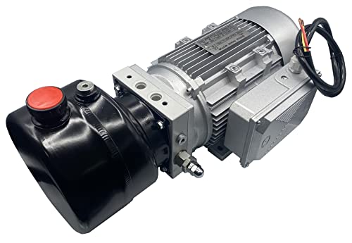 Hydraulic Power Unit 2hp Continuous Duty Motor 110/220VAC 50/60Hz (Flow: 0.94 GPM - 3000PSI Max., 3 Gallon (12 Liter))