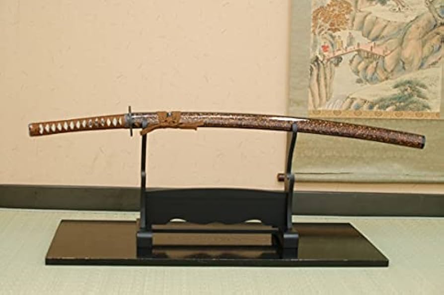Amazon | しのびや 模造刀 濃金茶鞘 大刀 (刀・鞘・刀拭クロス