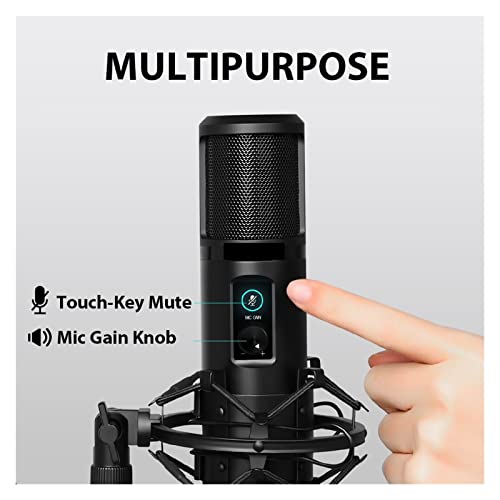 Microphone USB haute résolution à condensateur directivité cardioïde avec finitions premium - 4