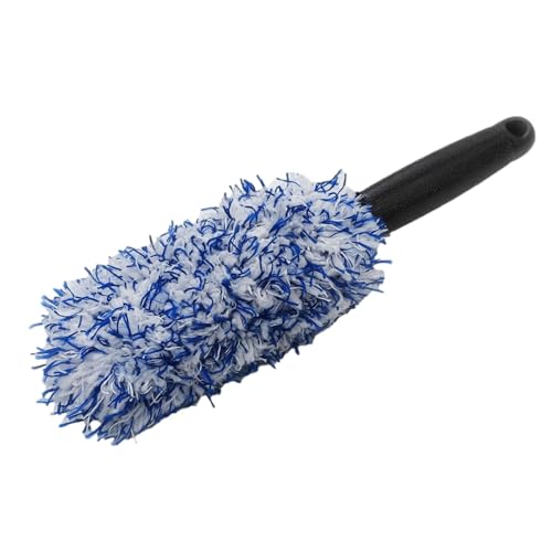 Xijobido Cepillo para Llantas de aleación, Cepillo Limpieza Coche, 1 Unidades de Cepillo para Llantas de Coche,Cepillo de Microfibra para Llantas,Cepillo Llantas Coche con Cepillos de Limpieza Coche