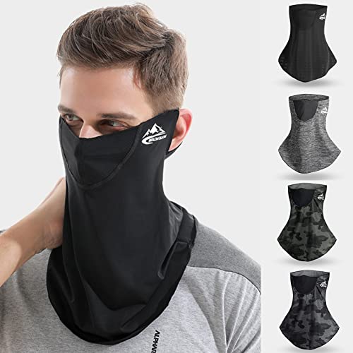 Strachey Esportiva,Ciclismo pescoço polaina facial respirável buracos de malha proteção solar proteç