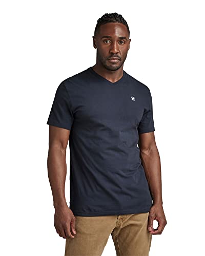 G-STAR RAW Base-S V-Neck T-Shirt Homme ,Bleu (salute D16412-336-C742), XXL