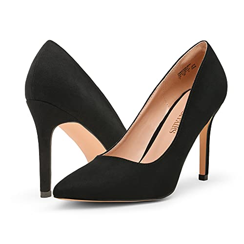 Dream Pairs Women's Closed Toe High Heel Wedding Pump Shoes