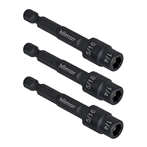 Hilmor 2.75" 1/4 & 5/16 Reversible Magnetic Nut Driver, 3-Pack #TOP9