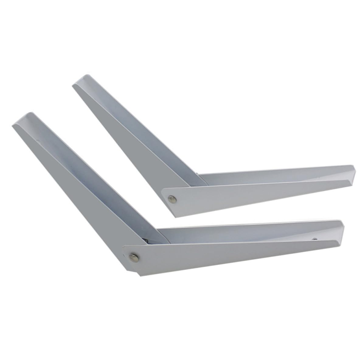Soportes plegables para estantes de pared resistentes con tratamiento antióxido