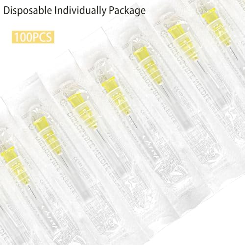 Image of 100 Pack 30 Gauge 1 /2 inch, Lab Accessories, Individually Packaged | Luer Lock Dispensing Liquids