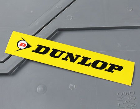 Amazon.co.jp: ダンロップ(DUNLOP) ステッカー イエロー サイズ