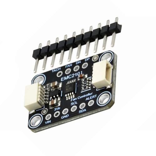 Controlador programable de ventilador de PC EMC2101 I2C con entrada de tacómetro y doble capacidad de detección de temperatura PWM Regulación de ritmo del ventilador de PC
