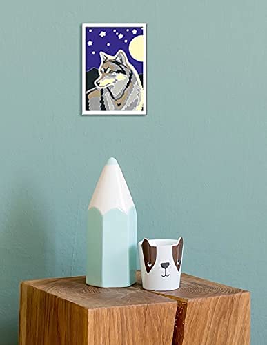 Ravensburger - Malen nach Zahlen Mini Format - Wolf Portrait - Kreativset - Acrylmalerei-Set - Entspannung - Kinder ab 7… – Bild 5