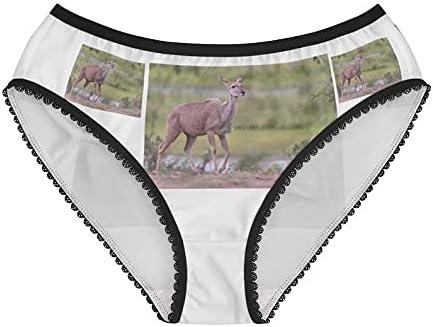 SpreadPassion Kudu Antelope Panties, Kudu Antelope Underwear, Briefs, Cotton Briefs, Funny Underwear, Panties For Women