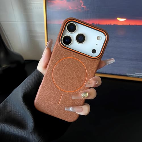 HJZSZX For iPhone 16 Plus�p �������U�[���}�O�l�b�g�P�[�X �ϏՌ��\�t�gTPU�J�o�[�iFor iPhone 16 Plus�p/�u���E���j