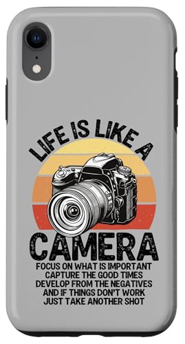 Life Is Like A Camera �J�����}�� �ʔ��� �X�}�z�P�[�X iPhone XR �p